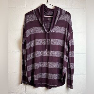 Calvin Klein Performance Woman’s Lightweight Cowl-neck Long Sleeve Hooded Top